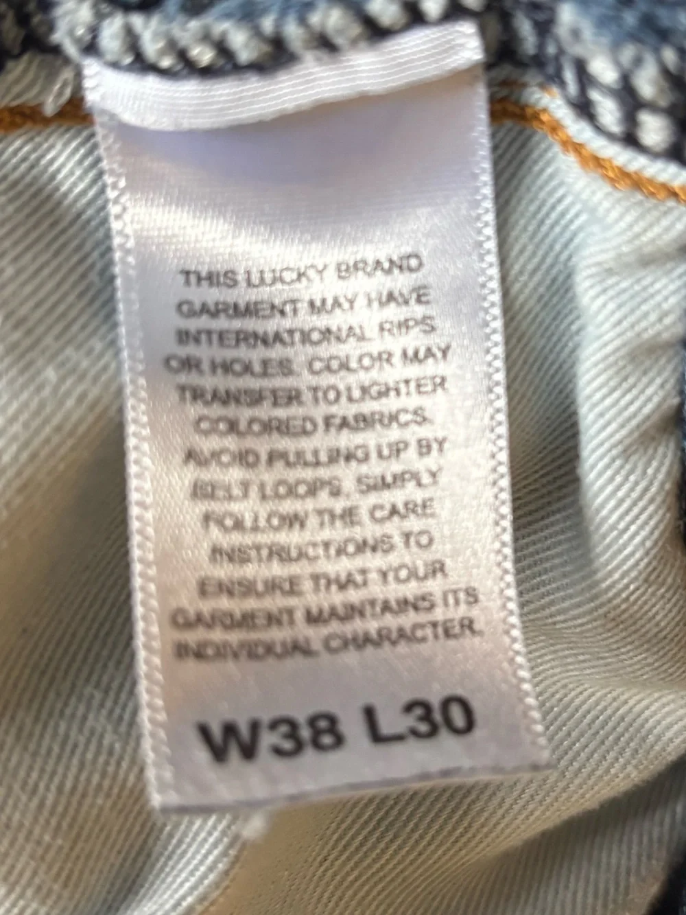 Lucky Brand black label Men's Straight Dark Wash Jeans